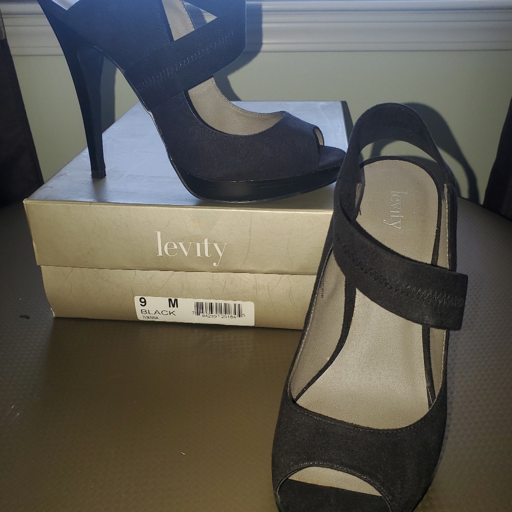Suede womens heels by Levity